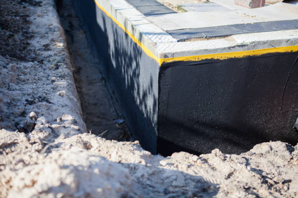Residential Foundation Crack Repair installation at a Worthington, IN home by SJ Waterproofing Pros